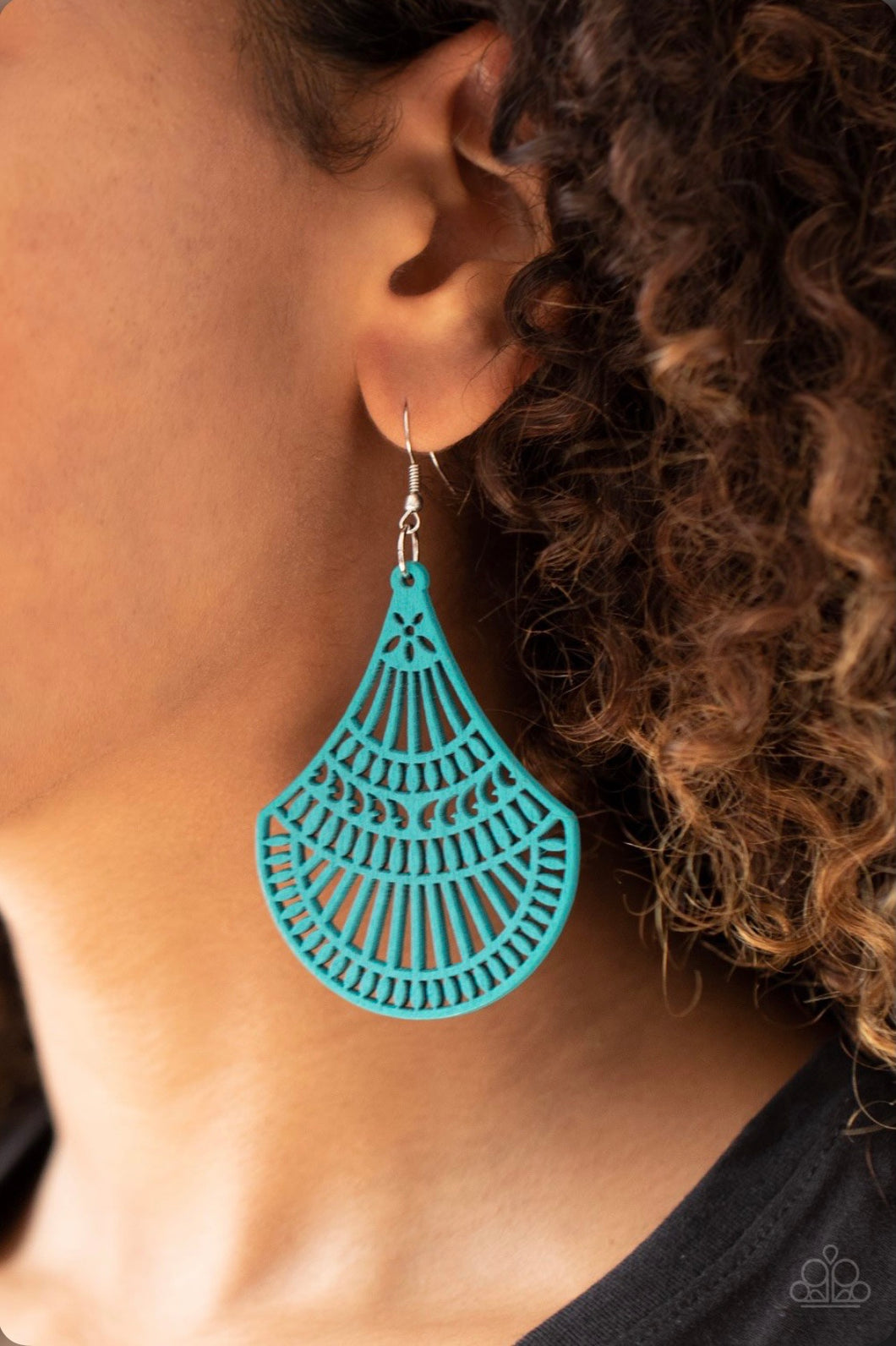 Tropical Tempest Blue Earring