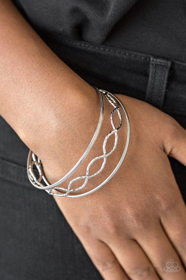 Metal Manic Silver Bracelet