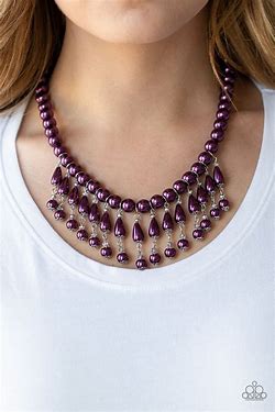 Miss Majestic purple necklace