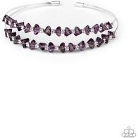 Load image into Gallery viewer, prismatic posh purple bracelet
