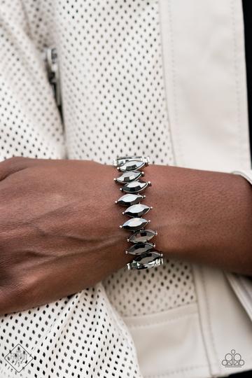 Fiercely Fragmented Silver Fashion Fix bracelet