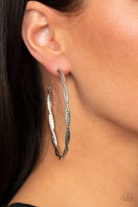 Totally Trottled Silver earring