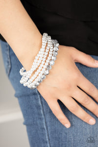 Refined Renegade White Bracelet