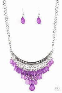 Rio Rainfall purple necklace