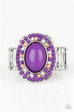 Load image into Gallery viewer, Colorfully Rustic purple ring
