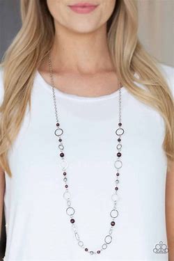 Kid in a candy shop purple necklace