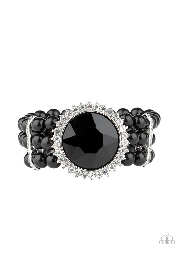 Speechless Sparkle black bracelet