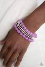 Load image into Gallery viewer, Sugary Sweet  Purple Bracelet
