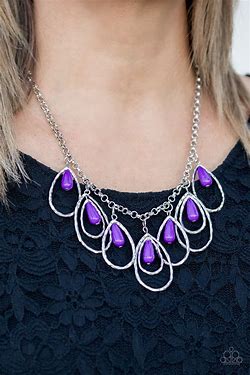 Tango Tempest Purple Necklace