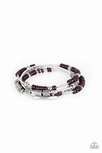 Load image into Gallery viewer, Tribal Spunk Purple Bracelet
