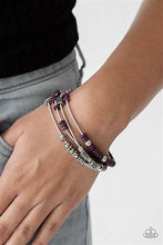 Load image into Gallery viewer, Tribal Spunk Purple Bracelet
