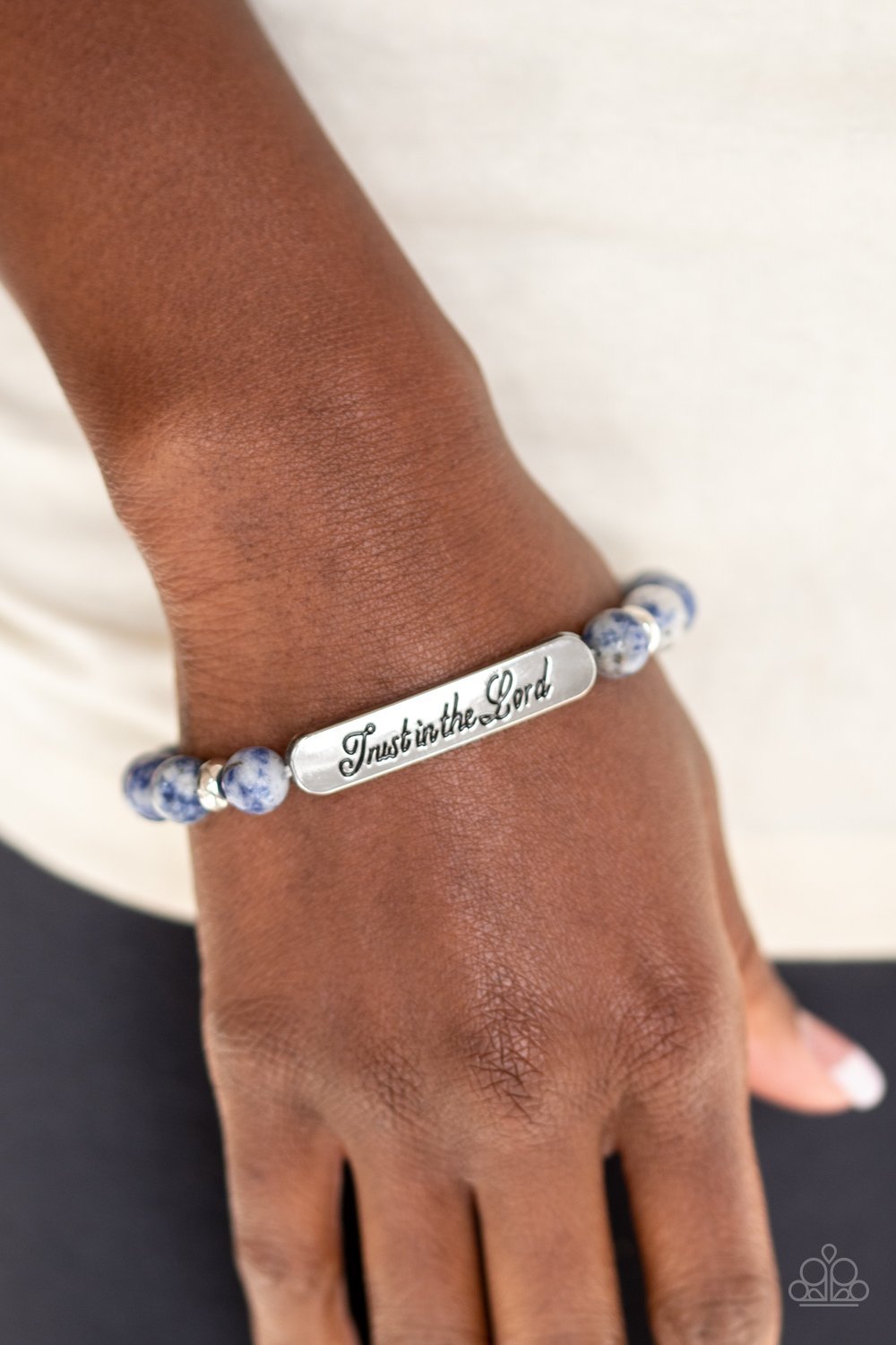 Keep the Trust blue bracelet