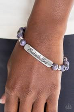 Load image into Gallery viewer, keep the trust purple bracelet
