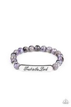 Load image into Gallery viewer, keep the trust purple bracelet
