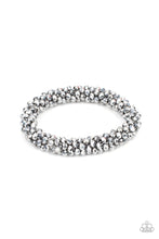 Load image into Gallery viewer, Wake Up and Sparkle- silver bracelet
