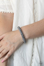 Load image into Gallery viewer, Wake Up and Sparkle- silver bracelet
