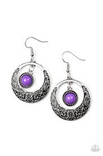 Load image into Gallery viewer, wandering waikiki purple earring
